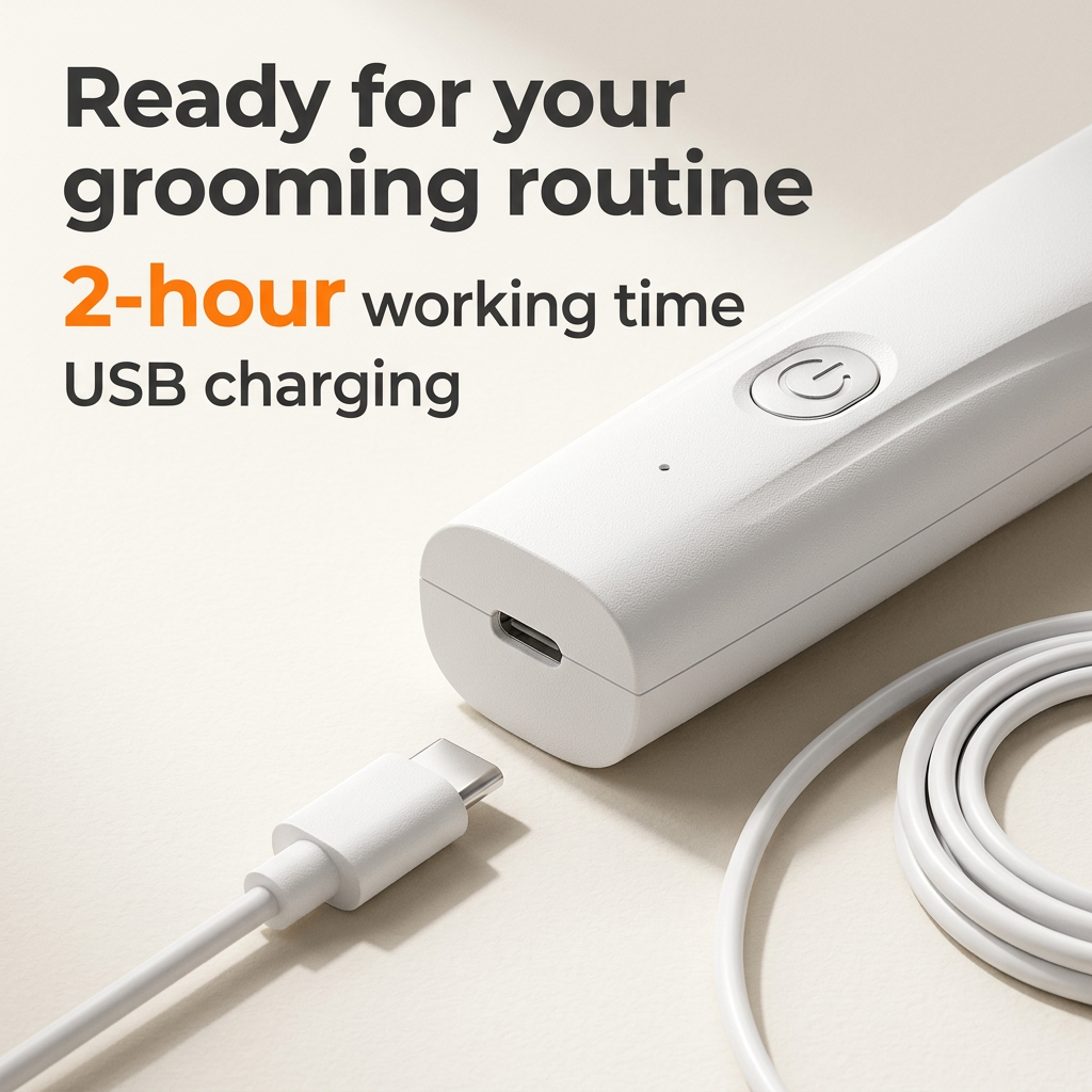 Charging close-up with readable runtime details