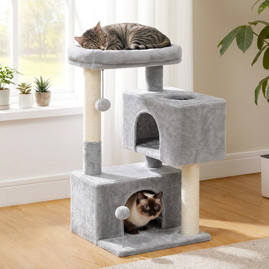 Replacement cosy sleeping cat scene