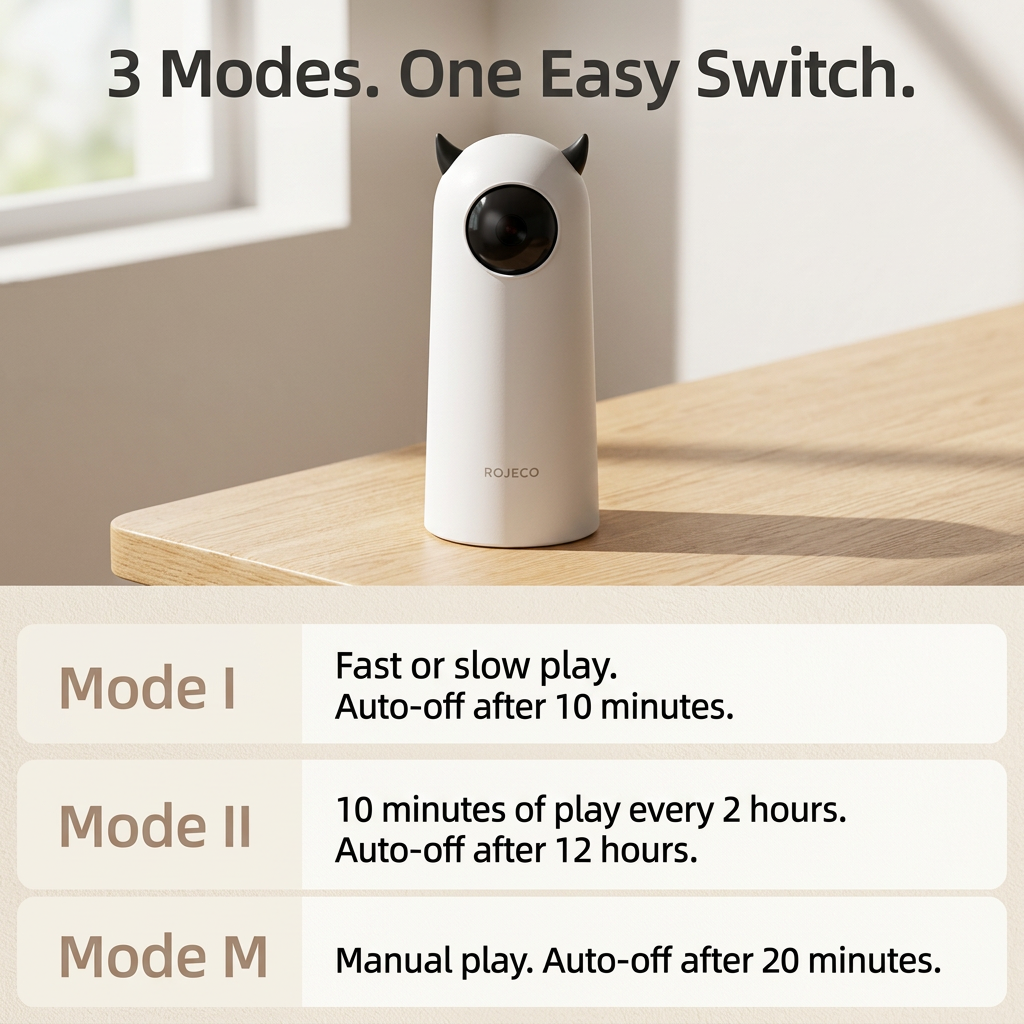 Three play modes with clear readable instructions